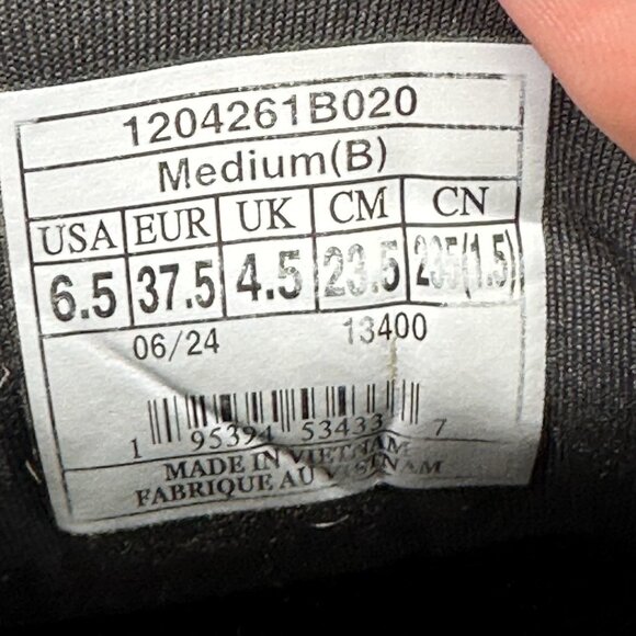 Womens Size 6.5 (B) Brooks Adrenaline GTS 24 Shoes Triple Black Running Sneakers - Picture 9 of 9